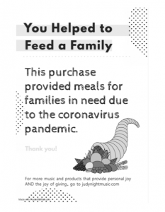 All proceeds from Judy Night Store purchases will go to COVID relief